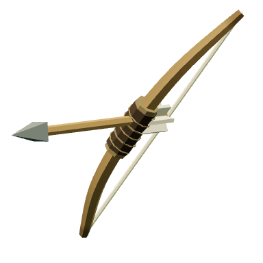 Crafted hunting bow