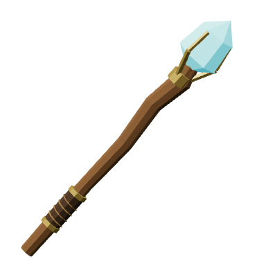 Crafted spark staff
